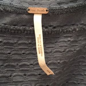 Free People Dresses - Free People blue bell sleeve bodycon lace up dress Free People Dresses - Free People blue bell sleeve bodycon lace up dress